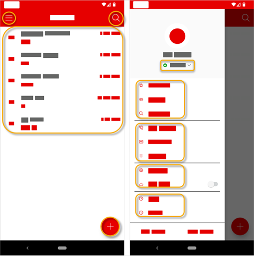 An interactive image showing the One Net app for mobile